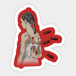 woman Sticker